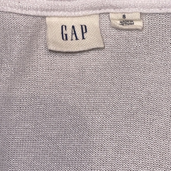 🌹Gap White Long Sleeve Ruched Sweater - Picture 4 of 4